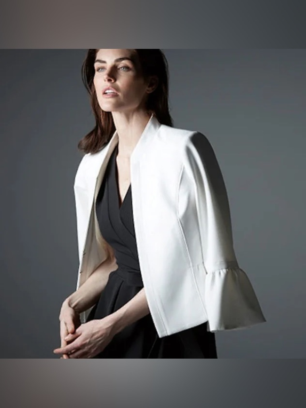 White House Black Market Peplum Blazer